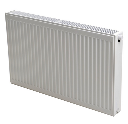 Ocelový radiátor v interiéru