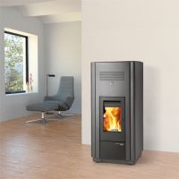 Peletová kamna HSP 6 s výměníkem – antracit, výkon 3.2–10.9 kW (2)