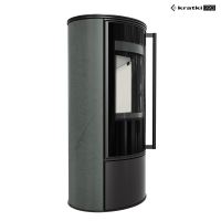 Ocelová kamna na dřevo KRATKI ERIK, průměr 150, 5,5 kW (3)