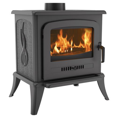 Litinová kamna na dřevo KRATKI K7, průměr 130, 5 kW