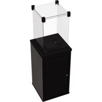 Plynový ohřívač PATIO sklo / slinutý křemen / OXIDE GRIGIO/ automatika,plyn-G31/37MBAR (5)