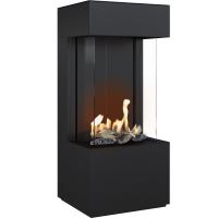 Ocelová konstrukce černá konstrukce Home Easy Box - kompletní s vložkou KRATKI LEO/LP/45/6 (3)