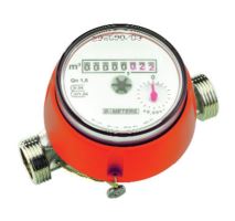 Vodoměr s osmimístným počítadlem suchoběžný s antimagnetickou úpravou GSDM8/TV 1/2&quot;