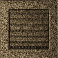 Mřížka 17x17 černo-zlatá se žaluzií