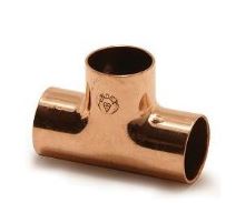 CU T kus redukovaný  F-F-F průměr 22x15x22 mm
