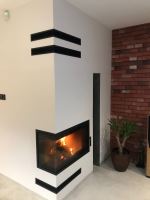 Krbová vložka z oceli KRATKI LUCY levá 14 kW, průměr 200 instalační sada (12)