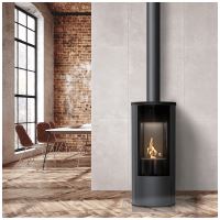Krbová kamna z oceli plynová KOZA AB ENYO, průměr 150 (2)
