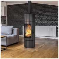 Ocelová kamna na dřevo KRATKI ANTARES, průměr 150, 10 kW (1)
