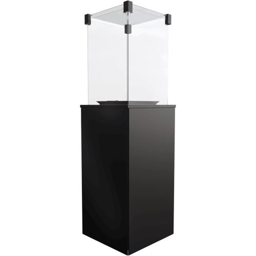 Plynový ohřívač PATIO sklo / slinutý křemen / OXIDE GRIGIO/ automatika,plyn-G31/37MBAR