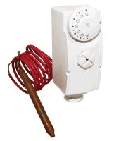 Příložný termostat SALUS TC AT10F  pro ovládání čerpadla ústředního topení nebo teplé užitkové vody s kapilárou