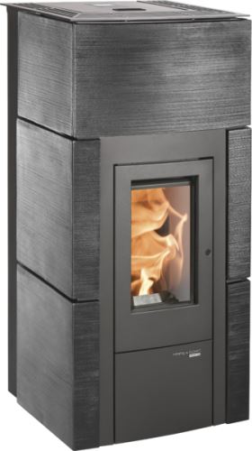 Peletová kamna HSP 6 RUEDA C PGI – antracit, výkon 2.4–8.3 kW