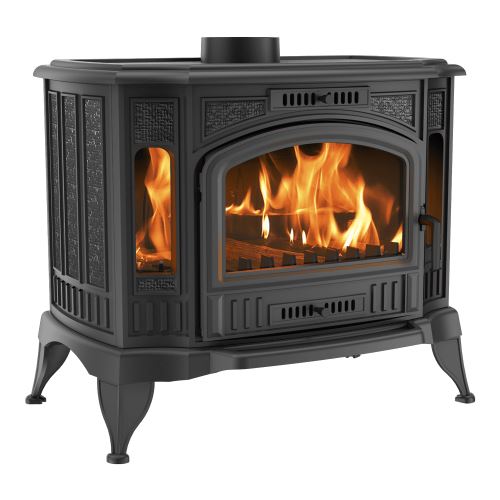 Litinová kamna na dřevo KRATKI K9, průměr 130, 10 kW