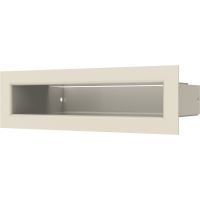 Krbová větrací mřížka LUFT rovná 60x200 mm krémová SF