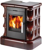 Kachlová kamna MANTA kachlový top+sokl – černá, výkon 2.3–7.2 kW