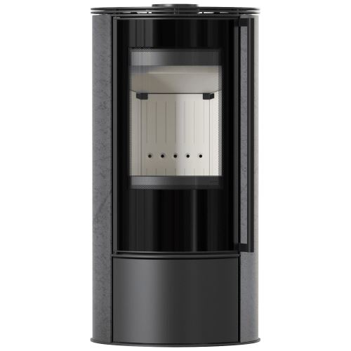 Ocelová kamna na dřevo KRATKI ERIK, průměr 150, 5,5 kW