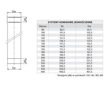 Element z kyselinového plechu roura 200/0,5 (1)