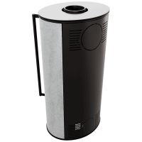Ocelová kamna na dřevo KRATKI ERIK, průměr 150, 5,5 kW (6)