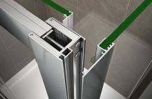 Sprchový kout VATI 1000x900 mm, čiré sklo, včetně vaničky (10)