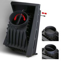 Litinový krb na dřevo KRATKI ANTEK 10 kW, průměr 180 instalační sada (2)