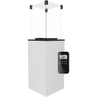 Ohřívač plynový volně stojící PATIO sklo/bílý-autom. ovl., 8.2 kW,plyn-G30/50MBAR