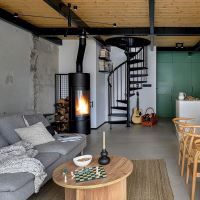 Ocelová kamna na dřevo KRATKI ANTARES, průměr 150, 10 kW (8)
