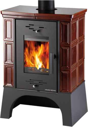 Kachlová kamna EBOLI – černá, výkon 2.6–8.4 kW