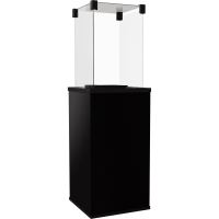 Plynový ohřívač PATIO MINI sklo/slinutý křemen COLLECTION NERO ASSOLUTO-ruční ovl., 8.2 kW