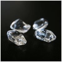 Není skladem Fire Glass Dekorativní Glass Pebble - Transparent Crystal (3)