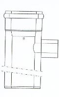 ALMEVA - LAS-LIL trubkový díl s 87° odbočkou průměr 80/125 mm, délka 1,00 metr (plast/nerez) ALMEVA - LAS-LIL trubkový díl s 87° odbočkou průměr 80/125 mm, délka 1,00 metr (plast/nerez)
