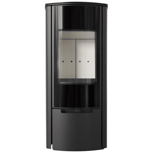 Ocelová kamna na dřevo KRATKI ENYO-R, průměr 150, 8 kW