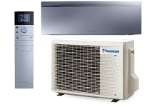 Kompletní sestava DAIKIN EMURA, FTXJ25AS-RXJ25A - stříbrná - doporučená plocha (topení / chlazení) od 20 - 30  m2, možnost celorepublikové montáže