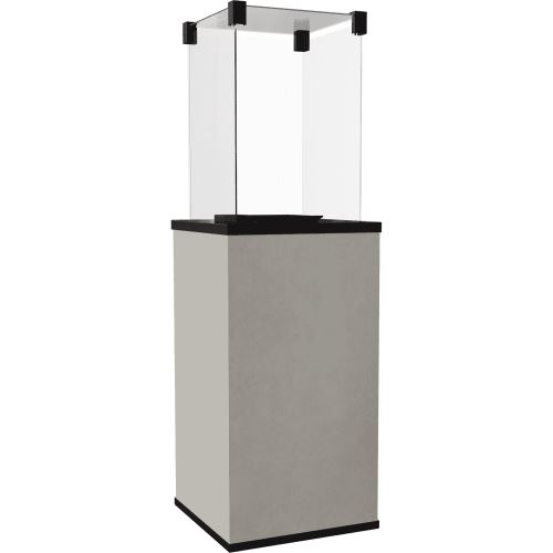 Plynový ohřívač PATIO sklo / slinutý křemen / OXIDE GRIGIO/ automatika,plyn-G31/37MBAR