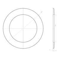 Element z černého plechu rozeta 180 (1)