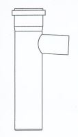 ALMEVA - LAS trubkový díl s 87°odbočkou průměr 125/60 mm, délka 1,00 metr (plast) ALMEVA - LAS trubkový díl s 87°odbočkou průměr 125/60 mm, délka 1,00 metr (plast)