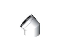 ALMEVA - LIK koleno 45° průměr 80/125 mm