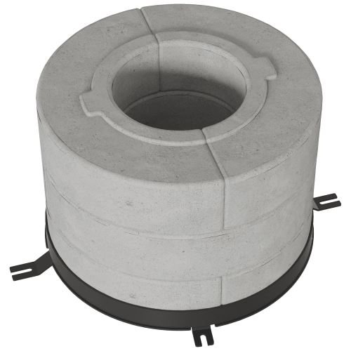 Sada akumulačních kotoučů na beton 6 ks. 3 vrstvy pro kamna TORA/M