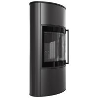 Ocelová kamna na dřevo KRATKI BJORN/W, průměr 150, 8 kW