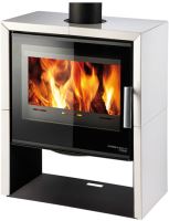 Kachlová kamna JONSBO – černá, výkon 4.0–8.3 kW