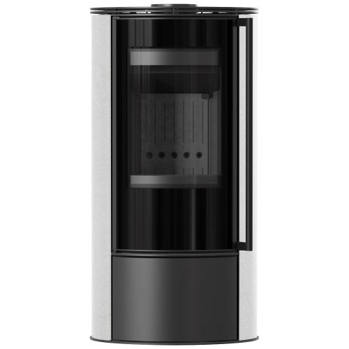 Ocelová kamna na dřevo KRATKI ERIK, průměr 150, 5,5 kW