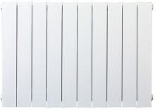 Hliníkový radiátor LIPOVICA PLANO - 350 - 2 články, spodní připojení PLUS, pravé, rohové, výkon 172 Wattů