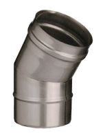 Koleno 45°, průměr 150 mm, nerezové