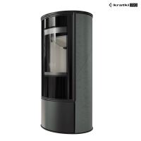 Ocelová kamna na dřevo KRATKI ERIK, průměr 150, 5,5 kW (5)
