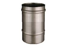 Trubka - rovný díl 200 mm, průměr 300 mm, nerezová