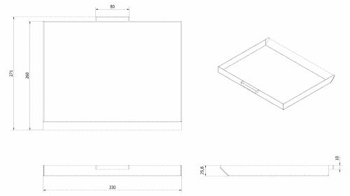 Zásuvka do krbových kamen Maja, Eryk, Wiktor, Felix LUX