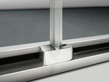 Sprchový kout VATI 1000x900 mm, čiré sklo, včetně vaničky (1)