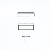 ALMEVA - LAS odtok s hrdlem průměr 60 mm (plast)