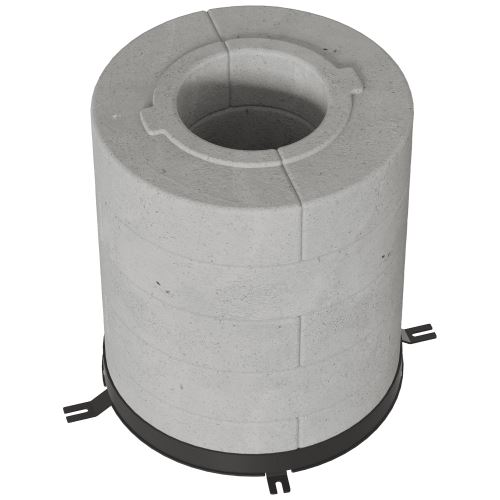 Sada akumulačních kotoučů na beton 10 ks. 5 vrstvy pro kamna TORA/L