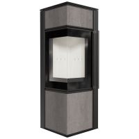 Ocelová kamna na dřevo KRATKI TORA/S 8 kW, průměr 150 křemenný sintr NATURALI PIETRA DI SA