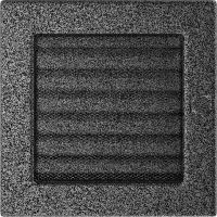 Mřížka 17x17 černo-stříbrná se žaluzií