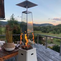 Plynový ohřívač Umbrella BS ocelový s hadicí a regulací